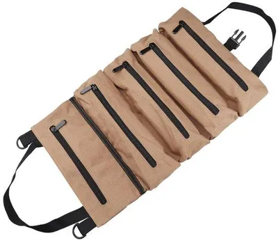 Image de Valise de voyage étanche en tissu Oxford - 47 x 28 x 3 cm