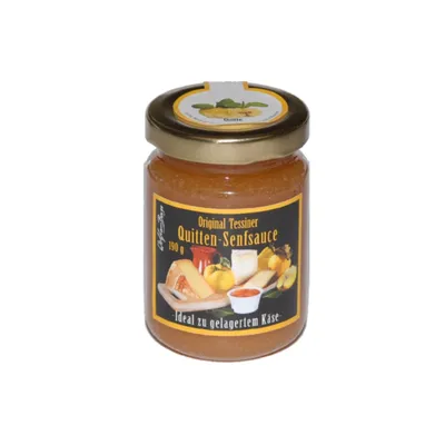 Zdjęcie produktu dla Ruwisch & Zuck Oryginalny sos musztardowy z pigwy Ticino, słodko-pikantny 190g