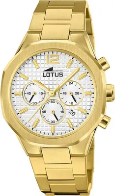 Zdjęcie produktu dla Zegarek męski Lotus Classic Elegancki zegarek na rękę ze stali nierdzewnej złoty UL18868/1