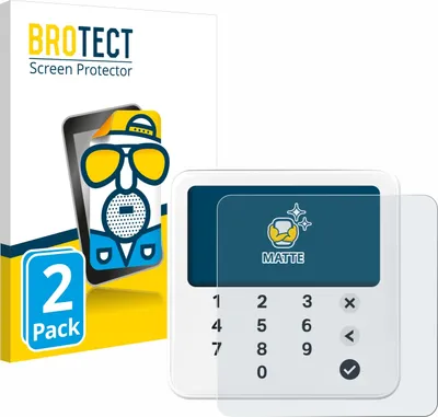 Produktbild von 2x BROTECT Schutzfolie für SumUp Solo Lite Displayschutz Displayschutzfolie Folie Matt Entspiegelungsfolie