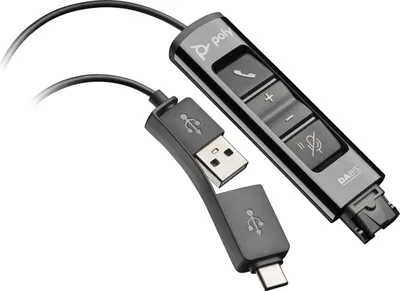 Obrázok produktu pre HP Poly Adaptér Poly DA85 USB na QD, Adaptér rozhrania, 3 g, Čierna