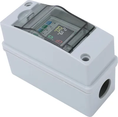 Produktbild von Einphasen-Leistungsschutzschalter mit automatischer Wiedereinschaltung, Spannungs- und Stromanzeige, LCD-Display, WLAN-fähig, intelligenter Stromzähler, 63 A