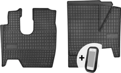 Produktbild von Gummimatten Auto Fußmatten Automatten Passgenau 2-teilig Set - passend für Mercedes Atego 2005-2018