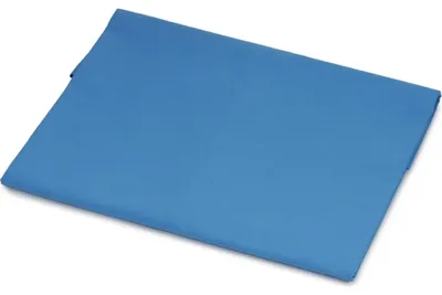 Imagen del producto de Sábana de algodón azul, 140x240 cm