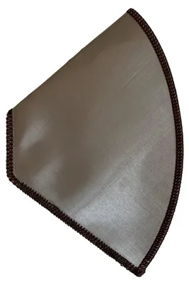 Kaffeefilter aus Edelstahl, wiederverwendbar, zusammenklappbar, Kegelform