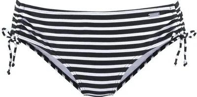 Produktbild von Venice Beach Bikinihose mit Raffung white-black 46