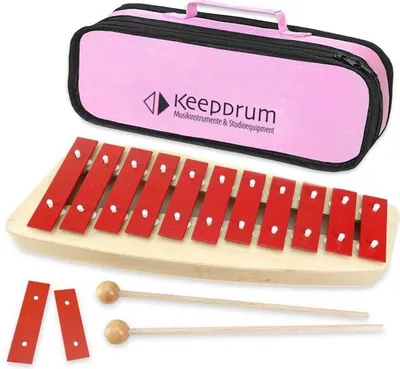 Produktbild von Sonor Glockenspiel NG-10 mit Tasche Pink