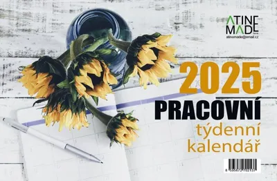 Obrázek produktu pro Kalendář 2025 Pracovní velký, stolní, týdenní, 225 x 150 mm