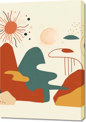 Produktbild von Bild 70x100cm Kosmos der Farben