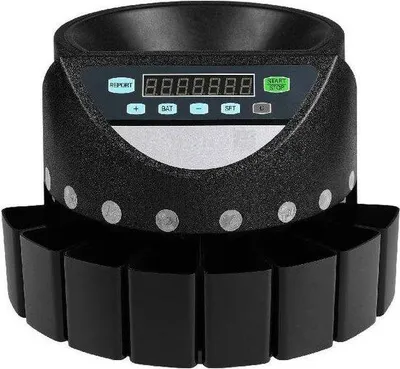 Produktbild von Professionelle Münzsortiermaschine – Geldteller Maschine – Betriebsreife Münzmaschine – Schnelle und Zuverlässige Münzen Sortierung