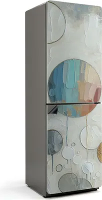 Obrázek produktu pro Magnetická fólie na ledničku - Dekorativní magnetická fólie do kuchyně - Magnet na ledničku - Samolepicí magnetická tabule - Magnetická fólie na dveře ledničky - 60x190 cm
