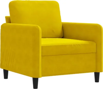 Produktbild von vidaXL Sessel Gelb 60 cm Samt