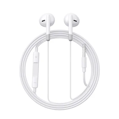 Produktbild von Joyroom JR-EW01 Kopfhörer, 3,5mm Miniklinke, 20Hz - 20kHz, 1,2m, weiß