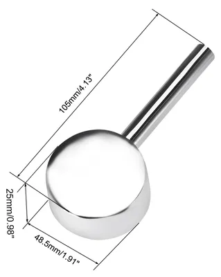 Produktbild von Wasserhahnhebelgriff, 40 mm Patrone Zinklegierung Einhebelgriff Wasserhahn Ersatz