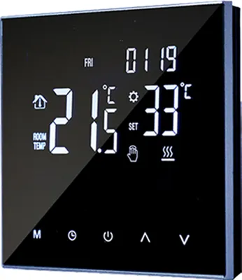 Produktbild von Smart Thermostat 3A Warmwasserbereitung/Gasboiler Raumthermostate, programmierbares LCD Fussbodenheizung Wandthermostat, Manueller/automatischer Modus