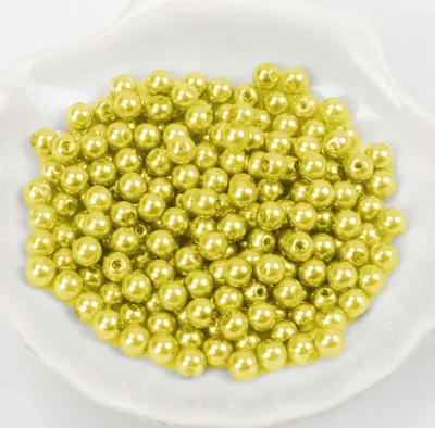 Produktbild von Wachsperlen - 600 Stück - 2mm - Gelb