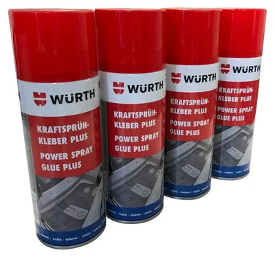 Produktbild von Würth Sprühkleber Power Plus, transparent, 1 - Pack