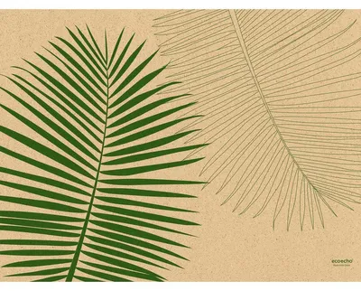 Produktbild von 1000 Graspapier-Tischsets 30 x 40 cm Leaf