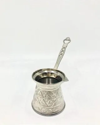 Produktbild von Turkischer Kaffee-Kessel 4 Personen 200 ml Kupfer Handgefertigt Dekorativ Geschenk Accessoire