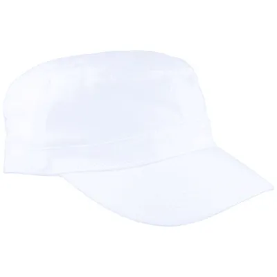 Fiebig Army-Cap aus Baumwolle in weiß