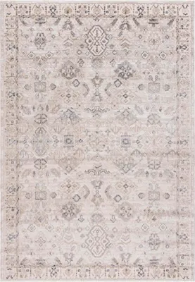Image de Mazovia Tapis Oriental Vintage Beige - Salon, Chambre à coucher, Salle à manger, Bureau - Non tissé - Rectangle - Oriental - 120x170 cm