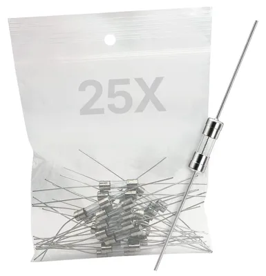 Produktbild von VLTG Glassicherung mit Lötdraht 3,6 x 10 mm 2 A flink 125/250 V AC 25 Stück