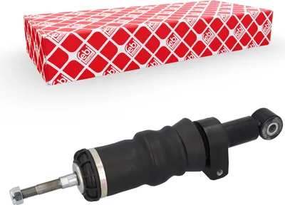 Produktbild von FEBI BILSTEIN Dämpfer Fahrerhauslagerung 35437 Hinten für IVECO EuroTrakker pneumatisch 3,1kg