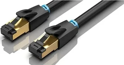 Produktbild von Vention IKABQ, 20 m, Cat8, S/FTP (S-STP), RJ-45, RJ-45, Schwarz