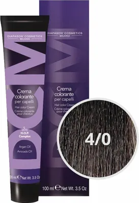 Produktbild von Diapason Haarfarbe Diapason Color Hair Color Cream 4/0 Medium Brown