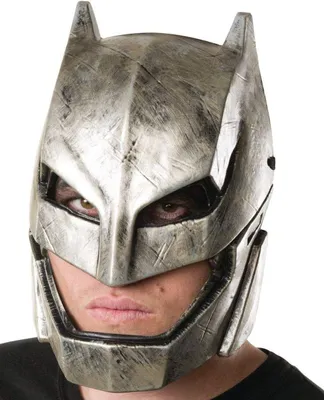 Productafbeelding van Gevechtsklaar Batman Kostuum Masker voor Volwassenen