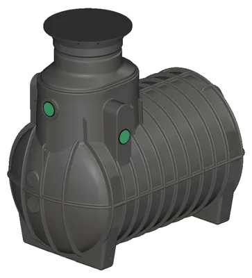 Produktbild von Regenwasser Zisterne 2000 Liter AQUA-RONDO komplett