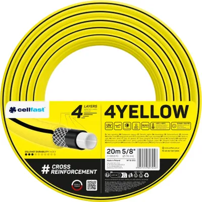 Produktbild von Cellfast wąż ogrodowy gelb rozmiar: 5/8" długość: 20m