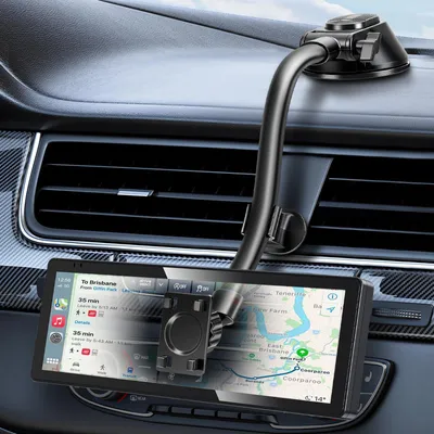 Immagine prodotto di Supporto per CarPlay per auto, con ventosa, rotazione a 360°, compatibile con schermi da 6,8 a 10,26 pollici