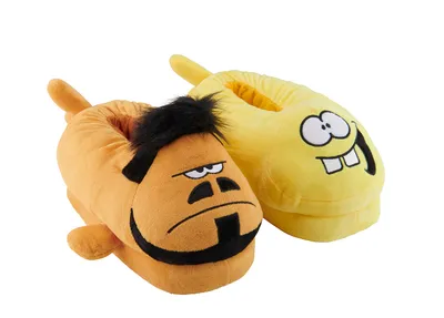 Produktbild von Ralph Ruthe Hausschuhe - 3D Plüsch Flossen: Sting & Barry Slipper Pantoffeln Fische 44-46
