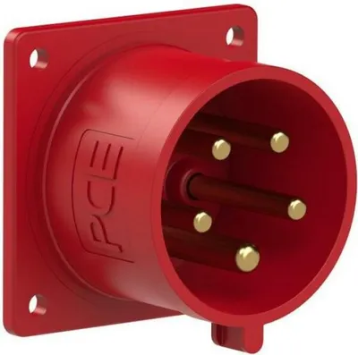 Produktbild von PCE CEE-Anbaugerätestecker 32A 5p 6h 400V IP44