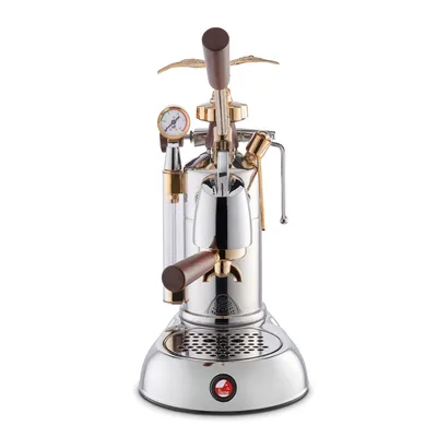 Produktbild von la Pavoni LPLEXP01EU, Espressomaschine, 1,6 l, 950 W, Chrom, Gold, Edelstahl