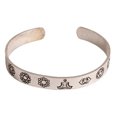 Produktbild von Symbolschmuck - Armreif Chakra silber