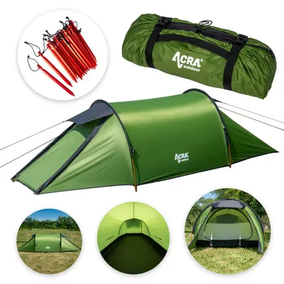 Immagine prodotto di Tenda turistica ultraleggera Acra ST32 per 2 persone - verde