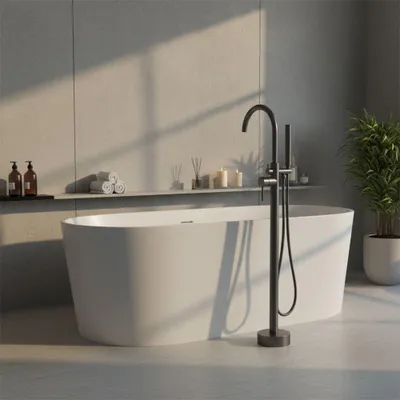 Immagine prodotto di Rubinetto Freestanding Per Vasca Rea Lungo Titanium