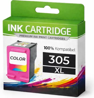 Produktbild von XL Tintenpatrone 305XL CMY für HP Color C/M/Y Patrone 305 Premium Quailtät Deskjet 2820e 2823e 4222e 4220e 2700 2730 4200 4134 Envy 6020 6022 6030