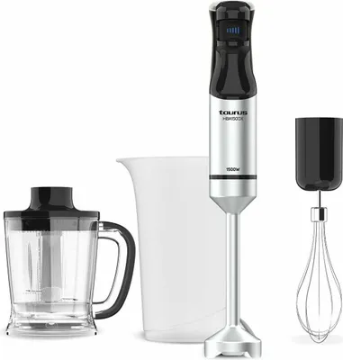 Produktbild von Taurus HBA1500X, Pürierstab, 0,5 l, Pulsfunktion, 1500 W, Schwarz, Edelstahl