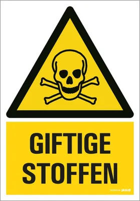 Image de Pickup Bord 23x33cm Combinatie Substances toxiques