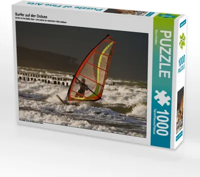 Produktbild von Calvendo Surfer auf der Ostsee 1000 Teile Puzzle quer 640x480mm, Ködder Rico; 7284569