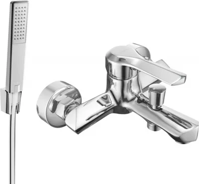 Produktbild von Mexen Sabre R72 Wannenbatterie mit Brausegarnitur, Chrom - 7213R72-00