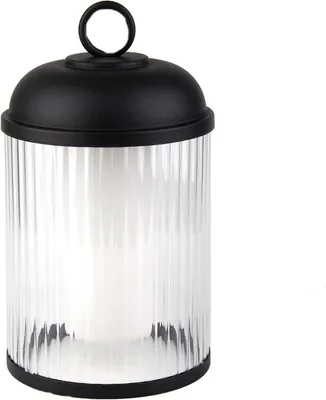 Immagine prodotto di Inspire Canari Lampada da tenda a LED ricaricabile USB resistente alle intemperie per esterni - 100lm - 4000K - Nero - 27 x 15,3 cm