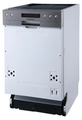 Produktbild von Geschirrspüler Einbau Spülmaschine teilintegriert Aquastop 45 cm Respekta