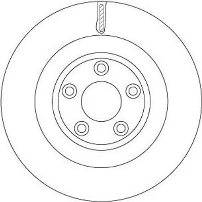 Immagine prodotto di 2x disco freno TRW DF6816S per JAGUAR F-Type Coupé (X152) F-Type Convertible (X152)