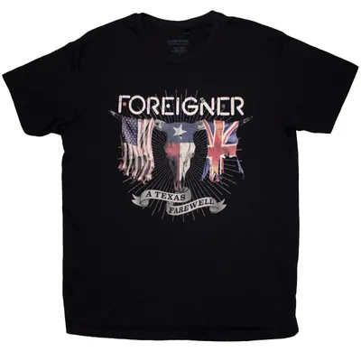 Obrázok produktu pre Foreigner Texas Farewell Black M Tričko