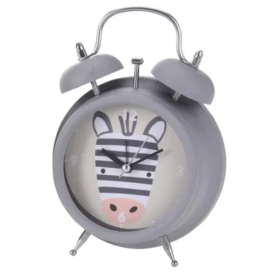Obrázok produktu pre Detský budík šedý Zebra