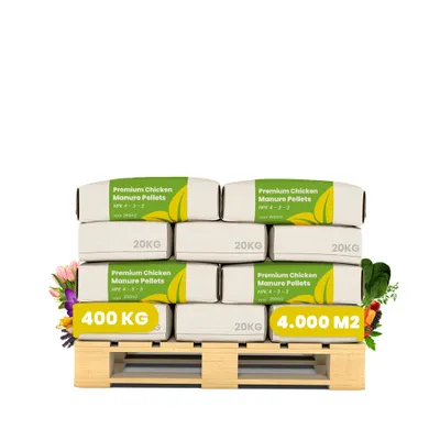 Zdjęcie produktu dla Granulki z Obornika Kurczęcego (400 kg – na 4000 m2) - Organifer